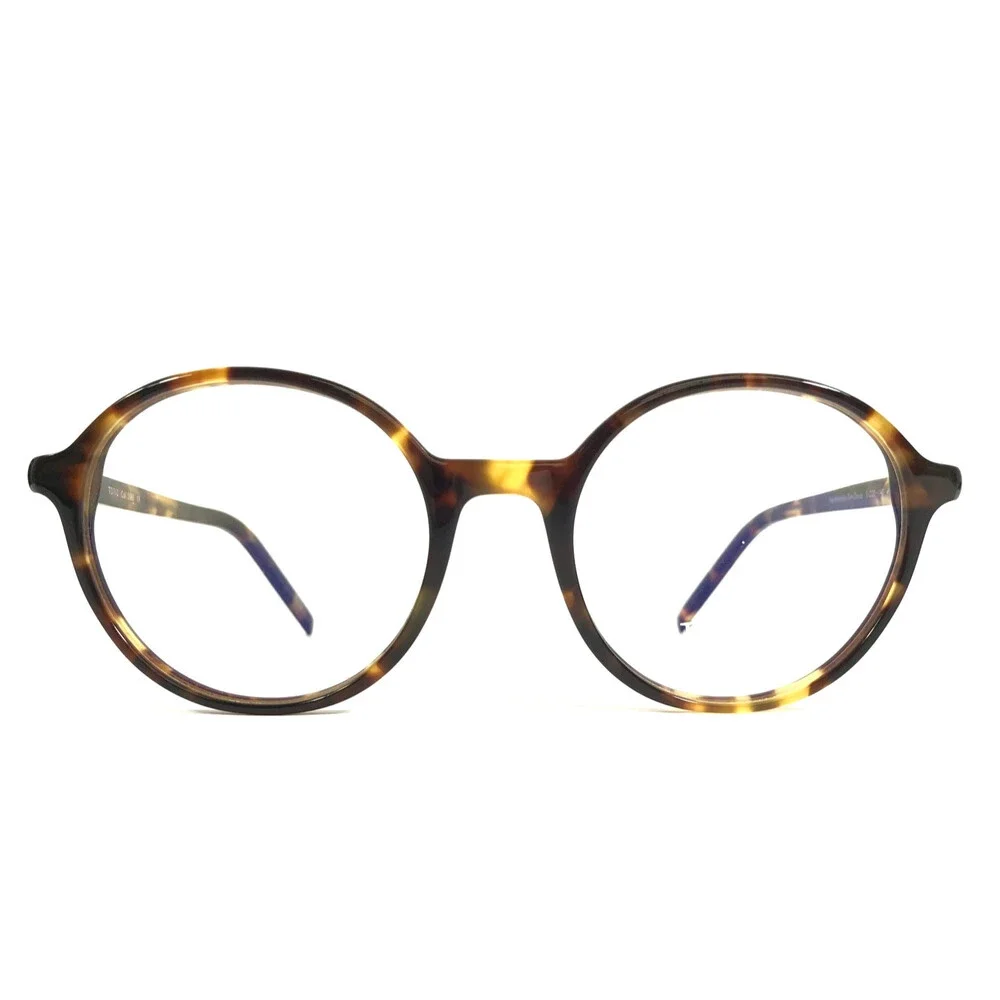 Tom Davies Eyeglasses Frames TD712 Col. 2083 Tortoise Round Full Rim 51-20-140